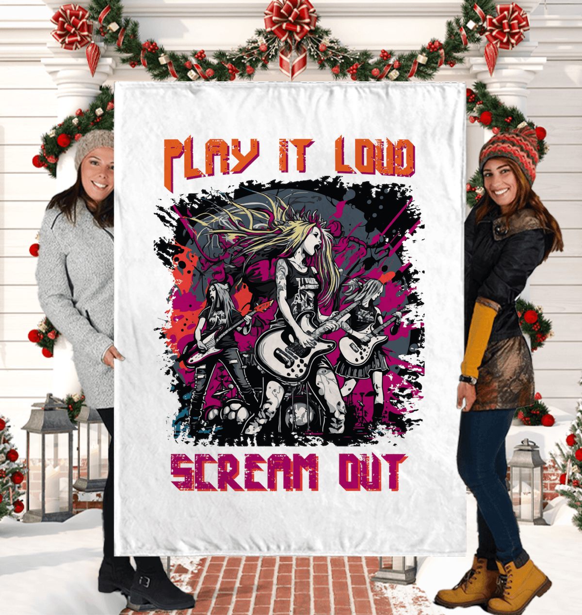 Play It Loud Sherpa Blanket - Beyond T-shirts