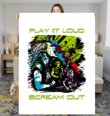 Play It Loud Sherpa Blanket - Beyond T-shirts