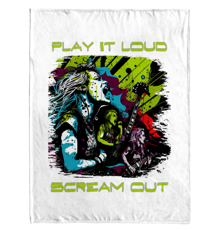 Play It Loud Sherpa Blanket - Beyond T-shirts