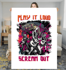 Play It Loud Sherpa Blanket - Beyond T-shirts