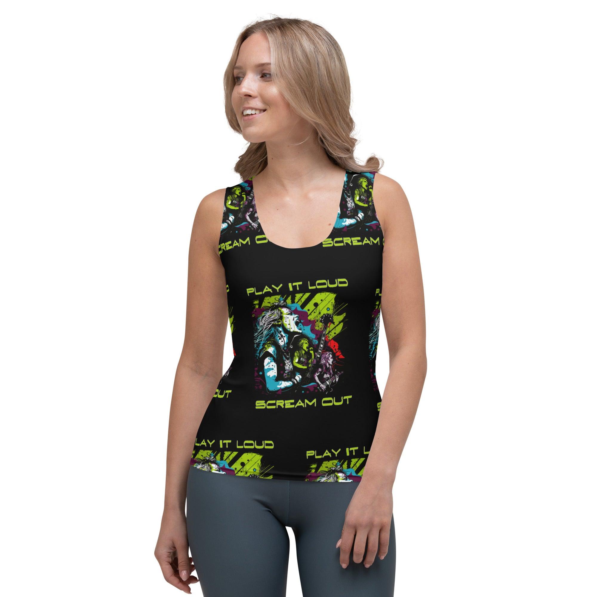 Play It Loud Sublimation Cut & Sew Tank Top - Beyond T-shirts