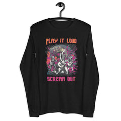 Play It Loud Unisex Long Sleeve Tee - Beyond T-shirts