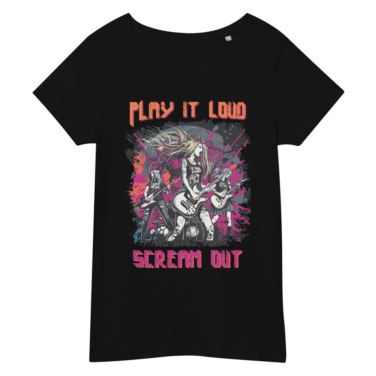 Play it Loud Women’s basic organic t-shirt - Beyond T-shirts