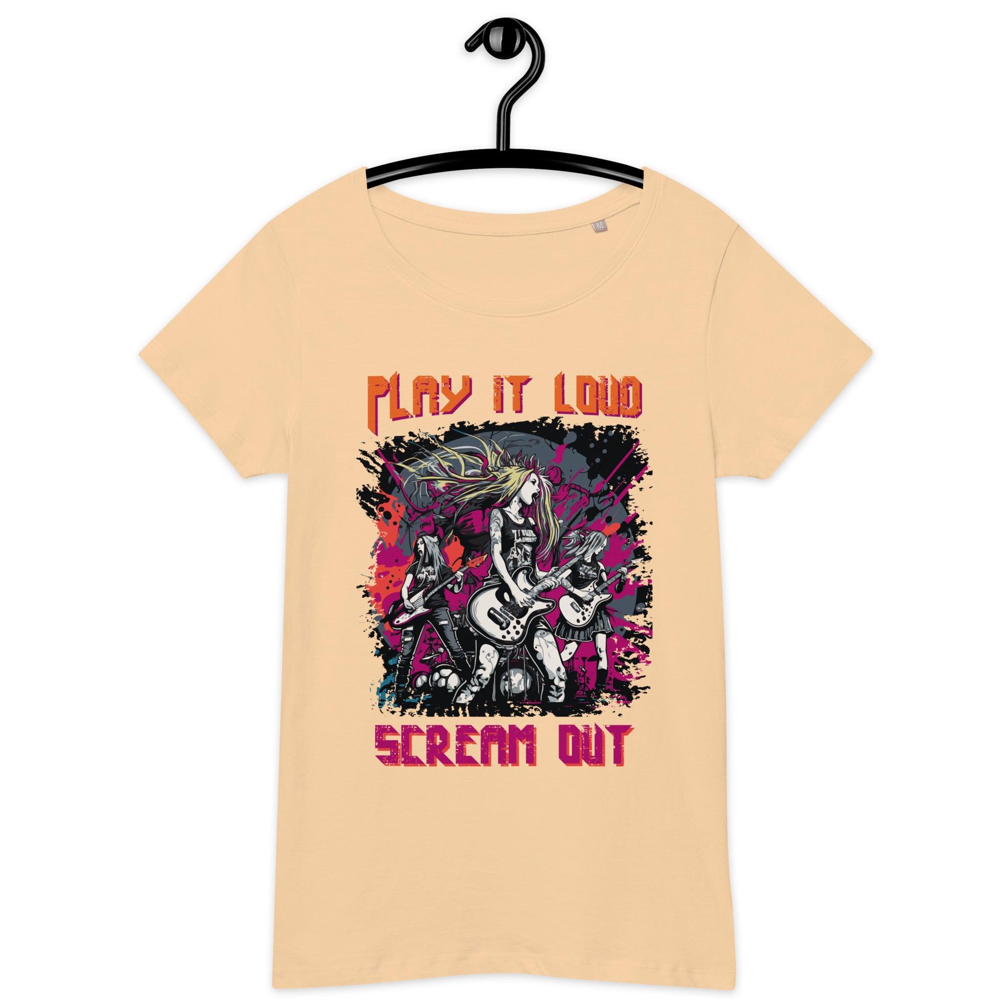 Play it Loud Women’s basic organic t-shirt - Beyond T-shirts