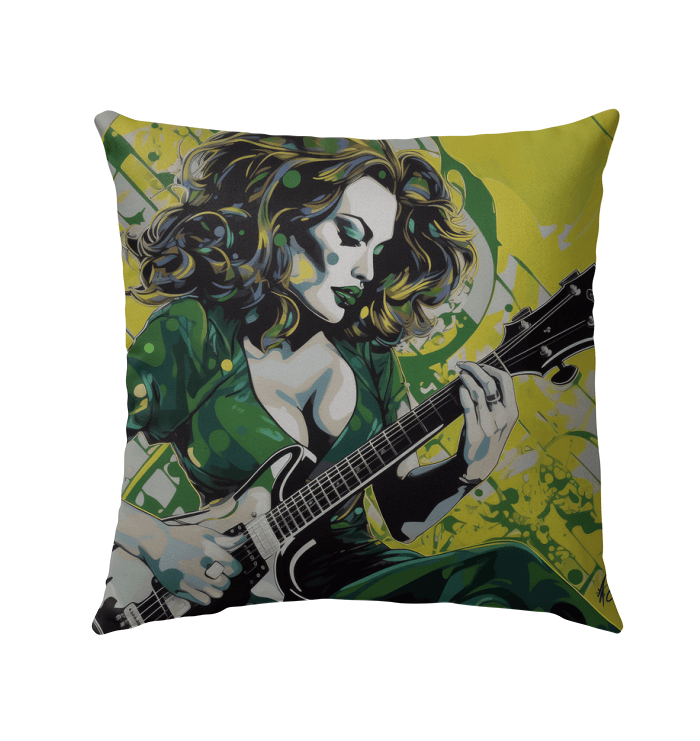 Playing Guitar is Truth Outdoor Pillow Towel - Picnic
