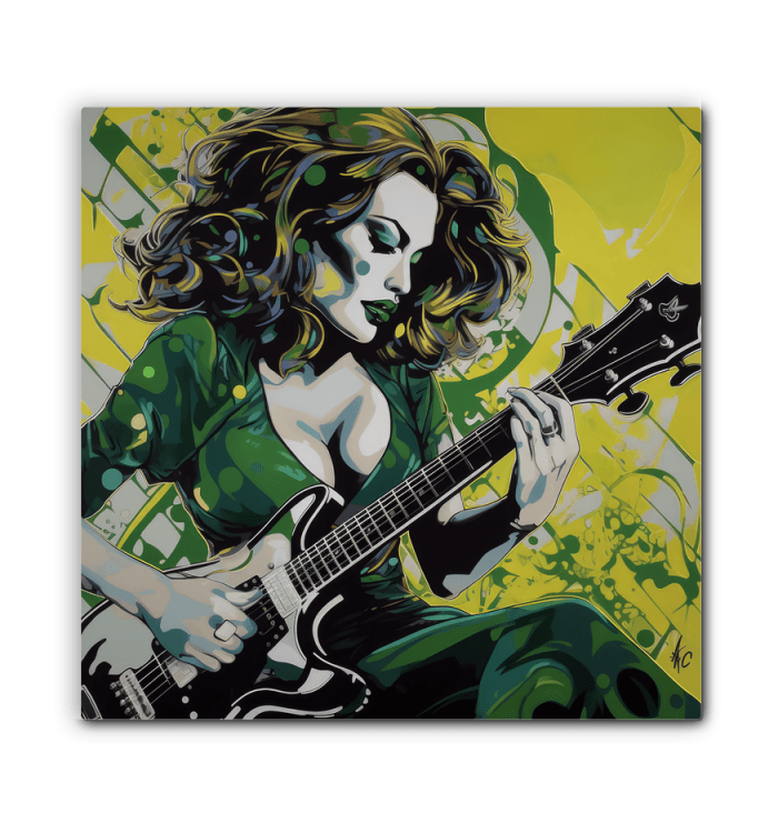 Playing Guitar Is Truth Wrapped Canvas - Beyond T-shirts