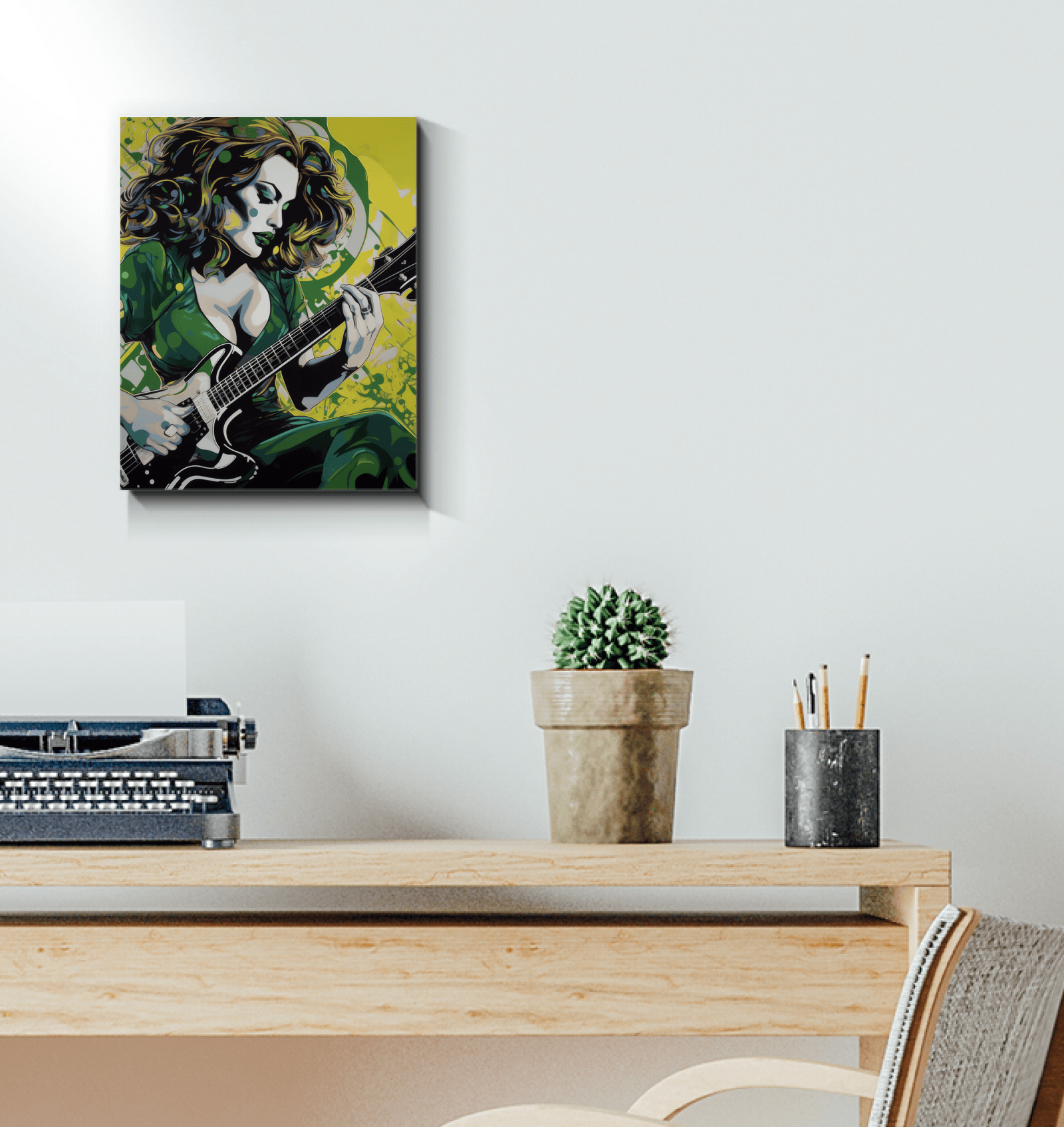 canvas-print-of-guitar