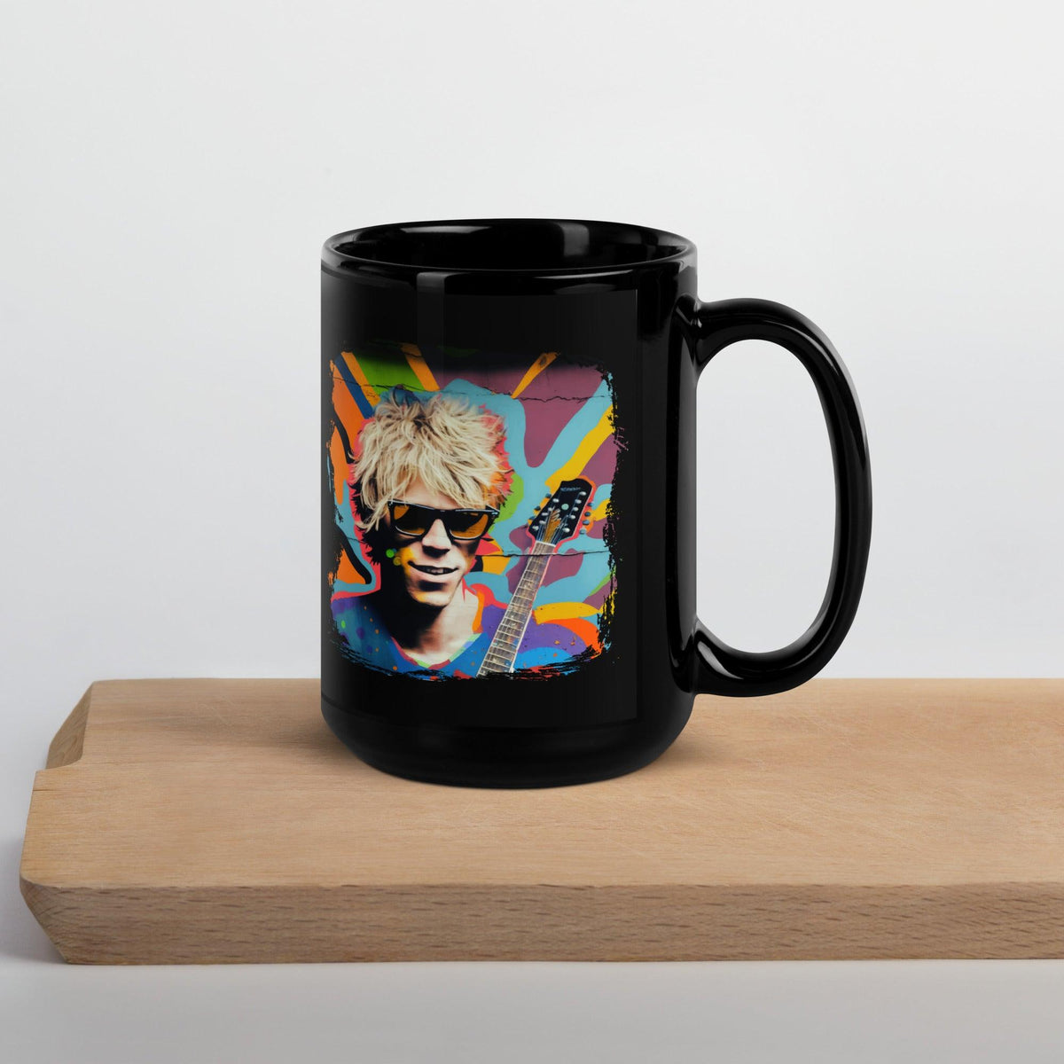 Playing With Dynamic Energy Black Glossy Mug - Beyond T-shirts