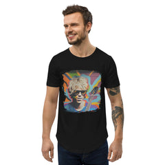 Playing With Dynamic Energy Men's Curved Hem T-Shirt - Beyond T-shirts