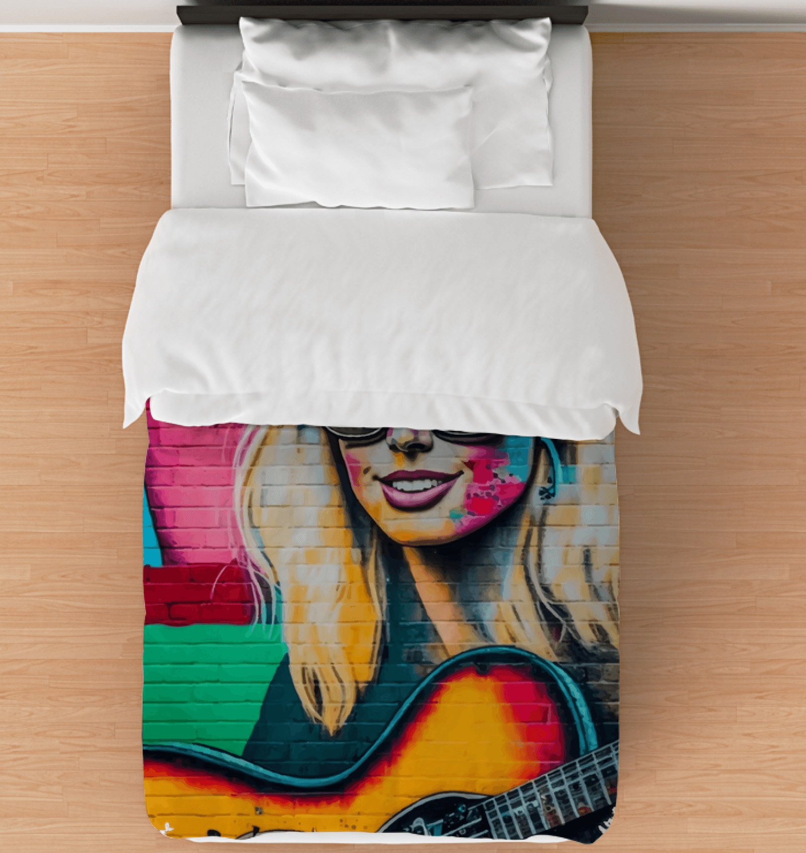 Playing With Musical Fire Comforter - Twin - Beyond T-shirts