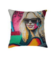 Playing With Musical Fire Indoor Pillow - Beyond T-shirts