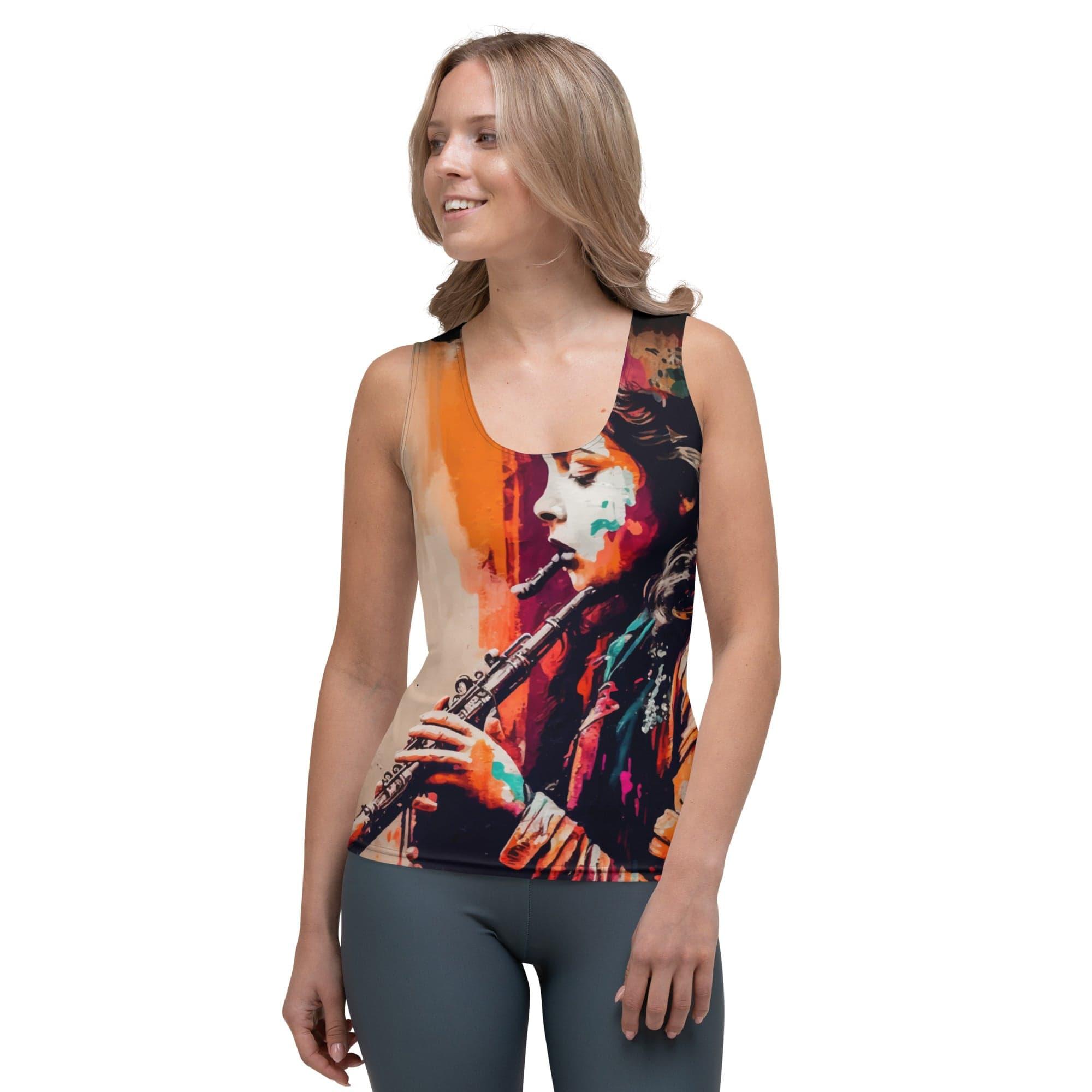 Playing With Soulful Breaths Sublimation Cut & Sew Tank Top - Beyond T-shirts
