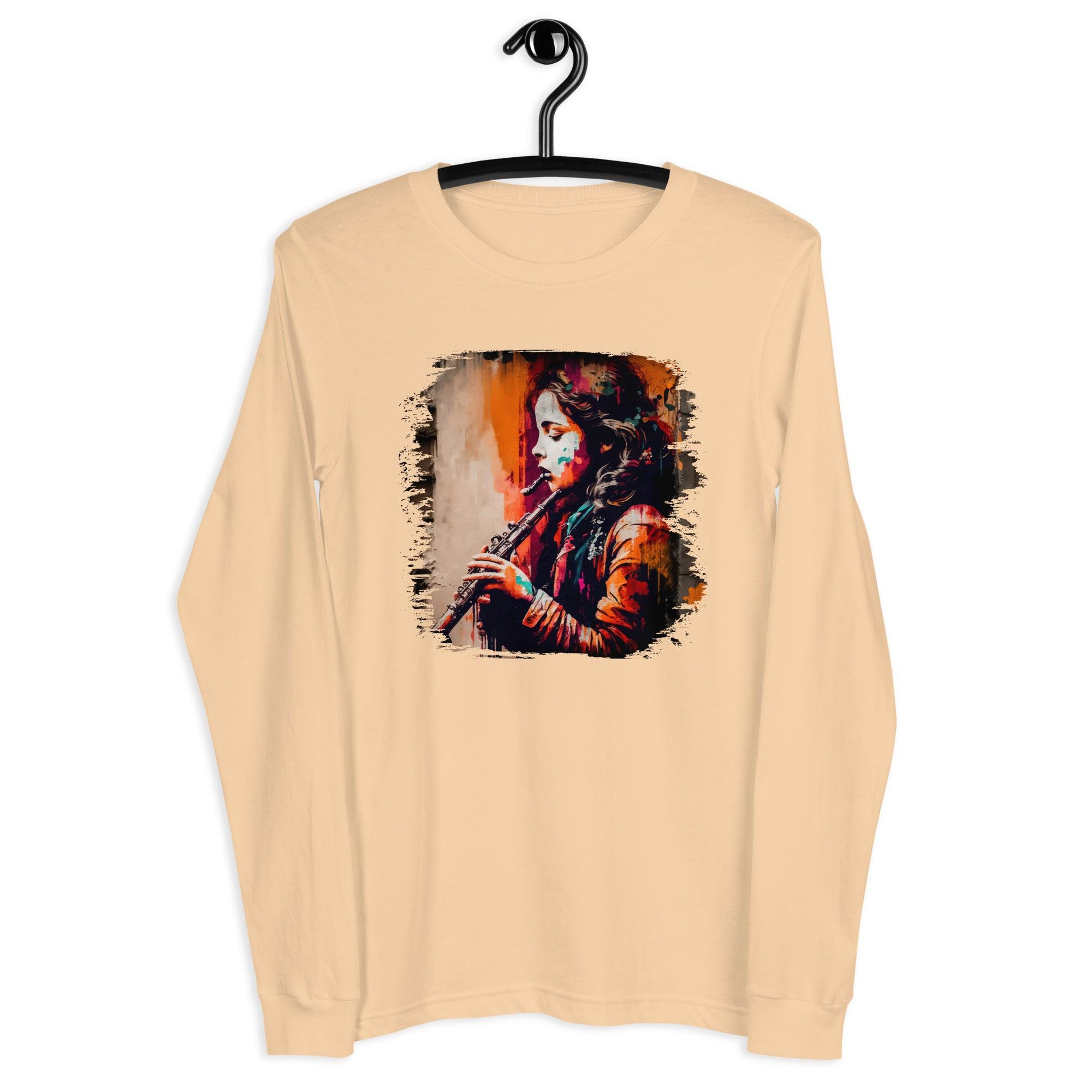 Playing With Soulful Breaths Unisex Long Sleeve Tee - Beyond T-shirts