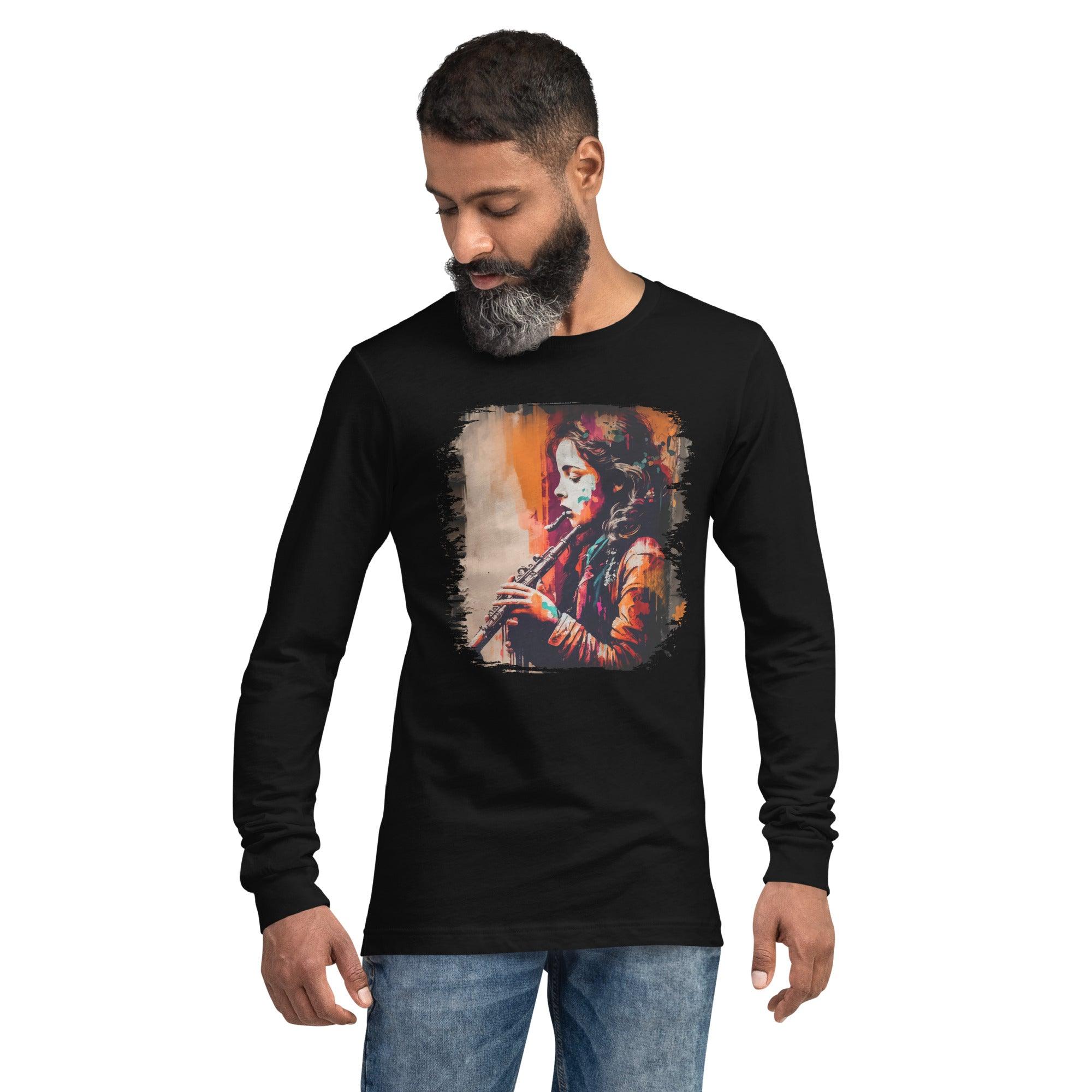 Playing With Soulful Breaths Unisex Long Sleeve Tee - Beyond T-shirts