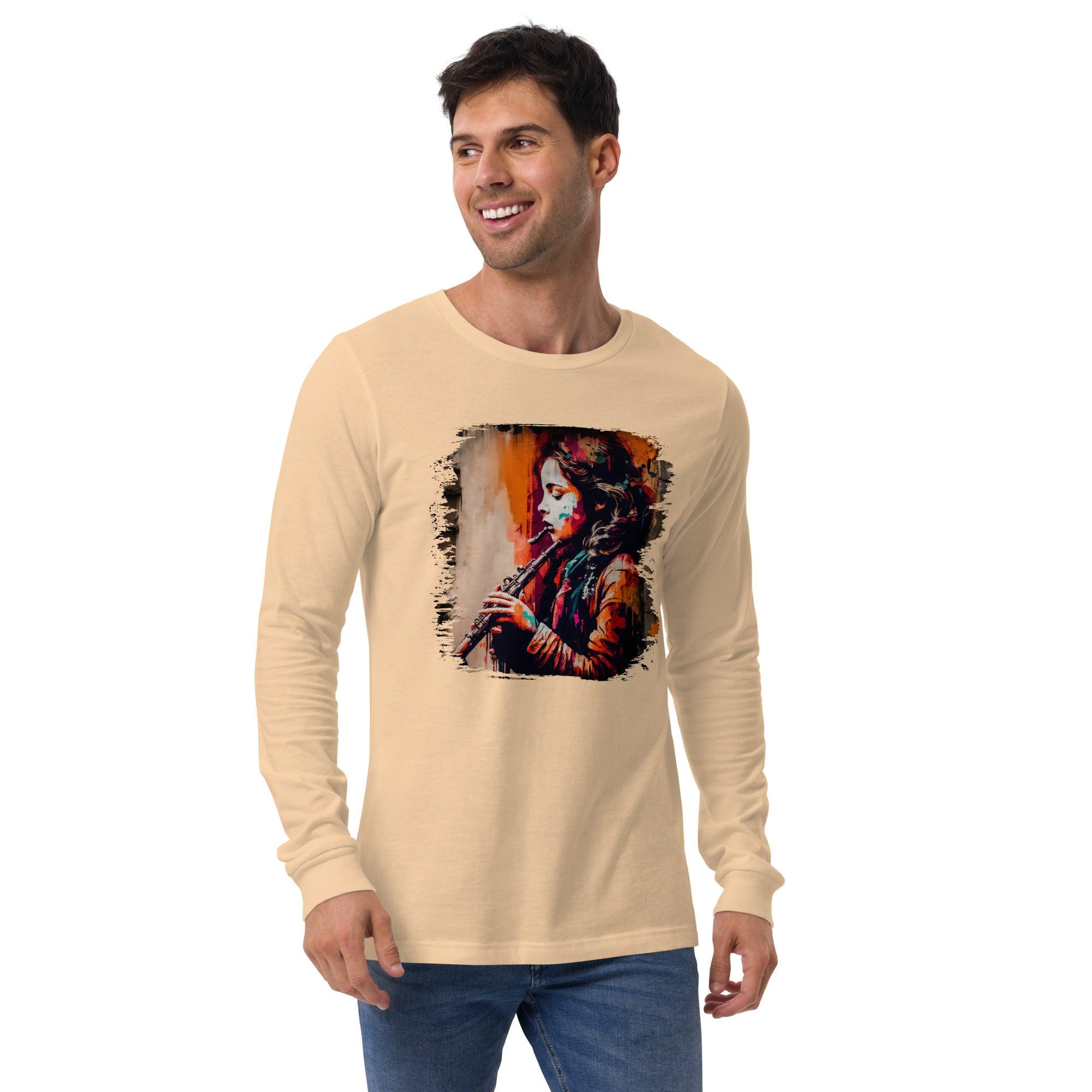 Playing With Soulful Breaths Unisex Long Sleeve Tee - Beyond T-shirts