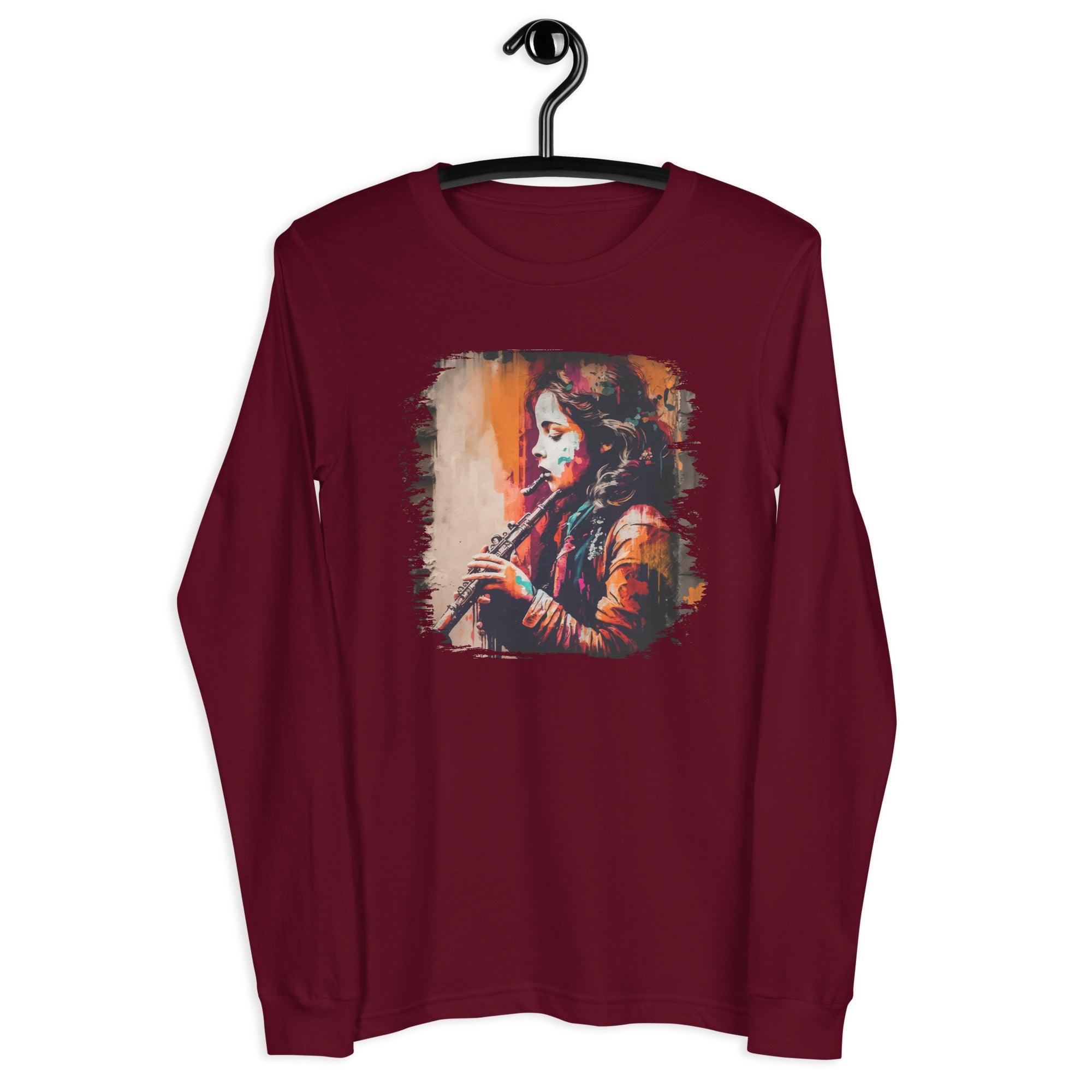 Playing With Soulful Breaths Unisex Long Sleeve Tee - Beyond T-shirts