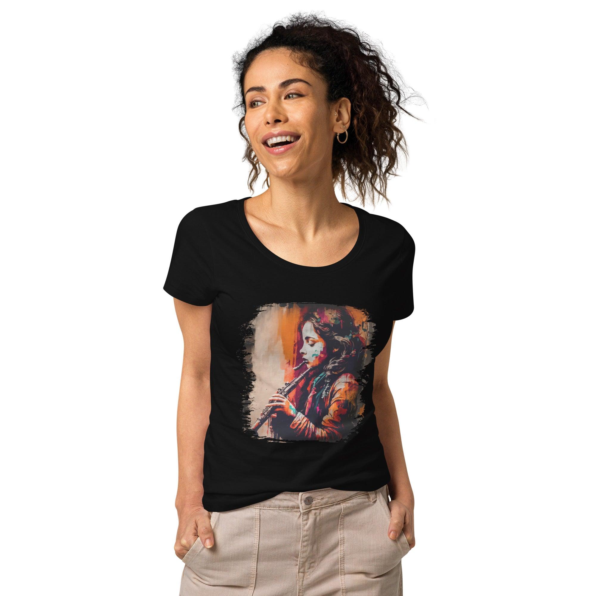 Playing With Soulful Breaths Women’s Basic Organic T-shirt - Beyond T-shirts