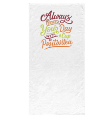 Positivitea Bath Towel - Beyond T-shirts