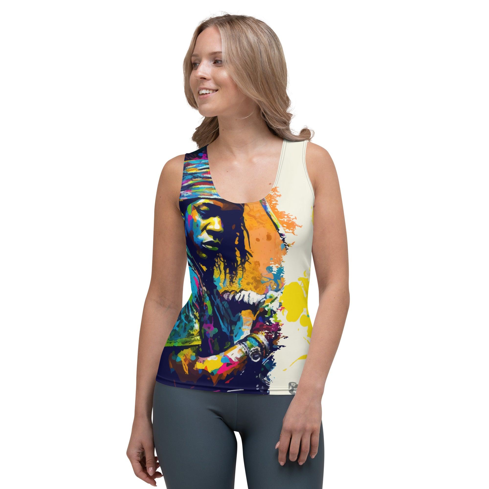 Pounding The Skins Hard Sublimation Cut & Sew Tank Top - Beyond T-shirts