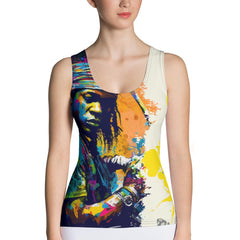 Pounding The Skins Hard Sublimation Cut & Sew Tank Top - Beyond T-shirts