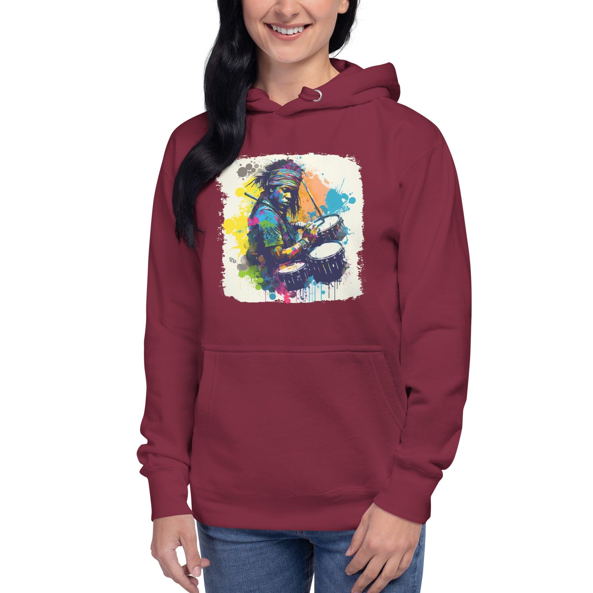 Pounding The Skins Hard Unisex Hoodie - Beyond T-shirts