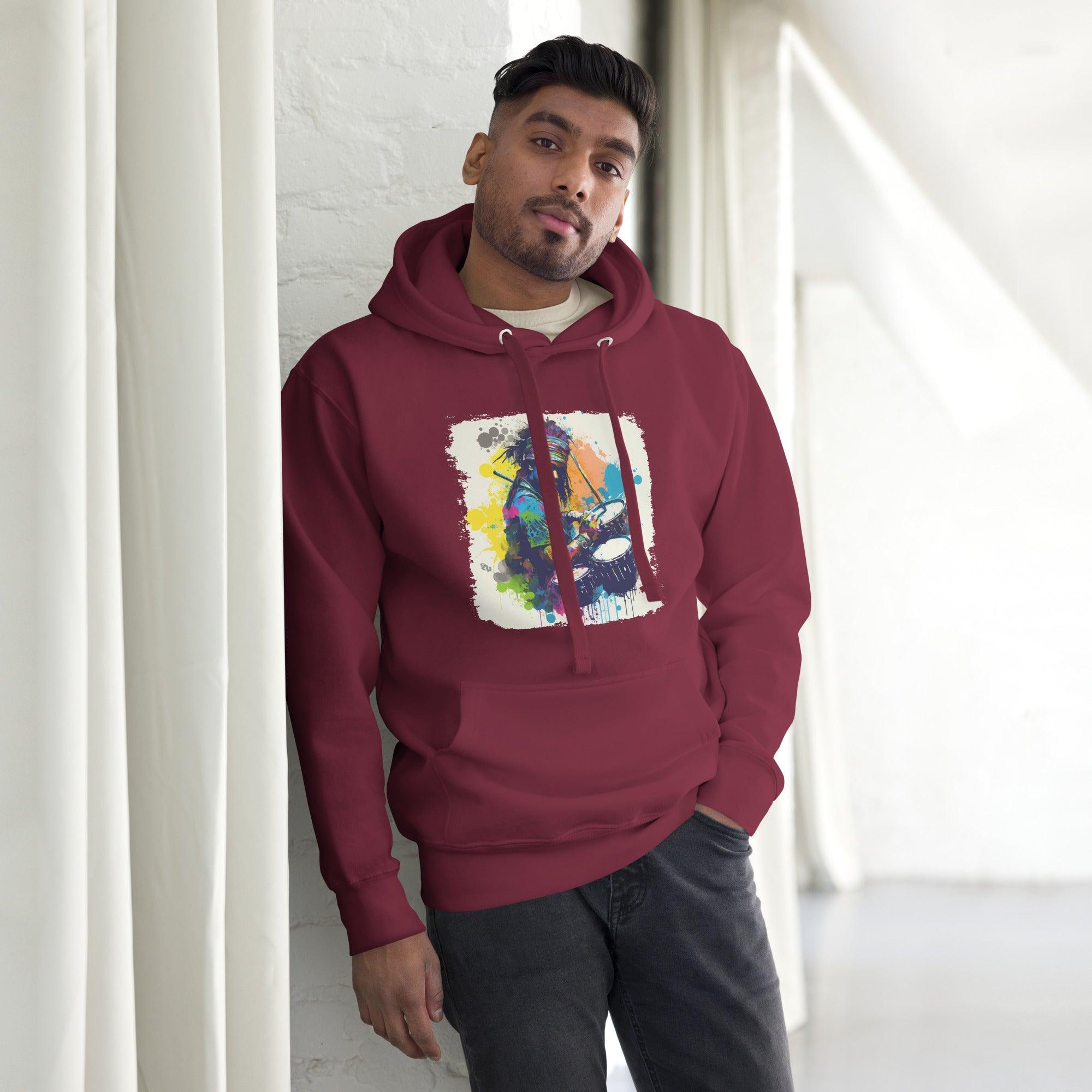 Pounding The Skins Hard Unisex Hoodie - Beyond T-shirts