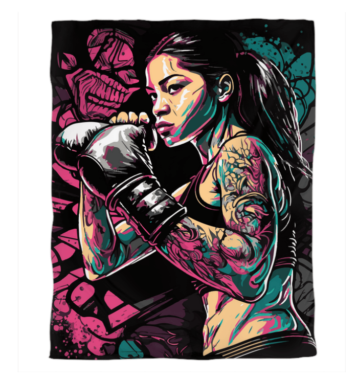 Punch Fear in the Face Duvet Cover - Bedroom Decor