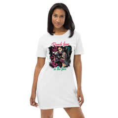 Punch Fear In The Face Organic Cotton T-shirt Dress - Beyond T-shirts