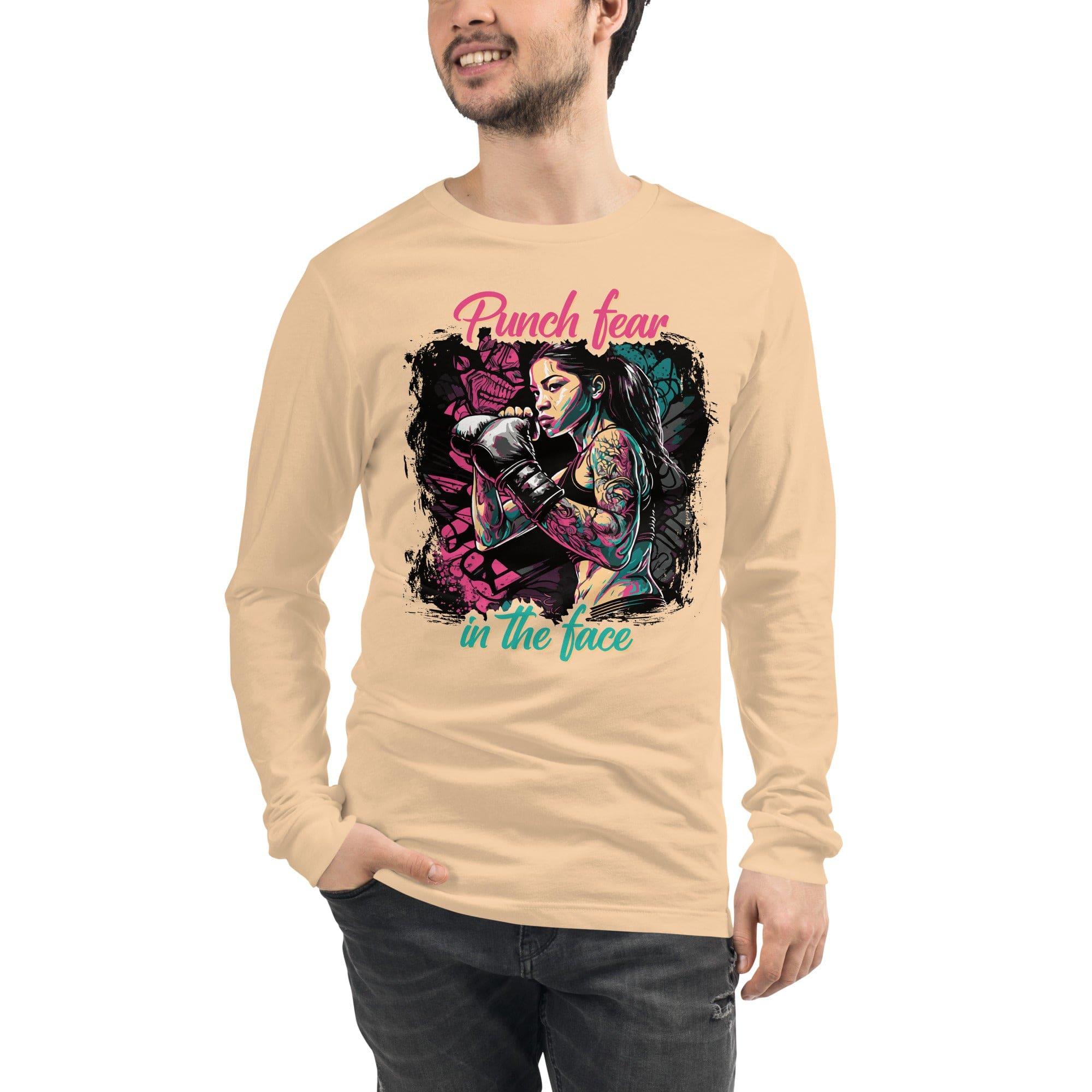 Punch Fear In The Face Unisex Long Sleeve Tee - Beyond T-shirts