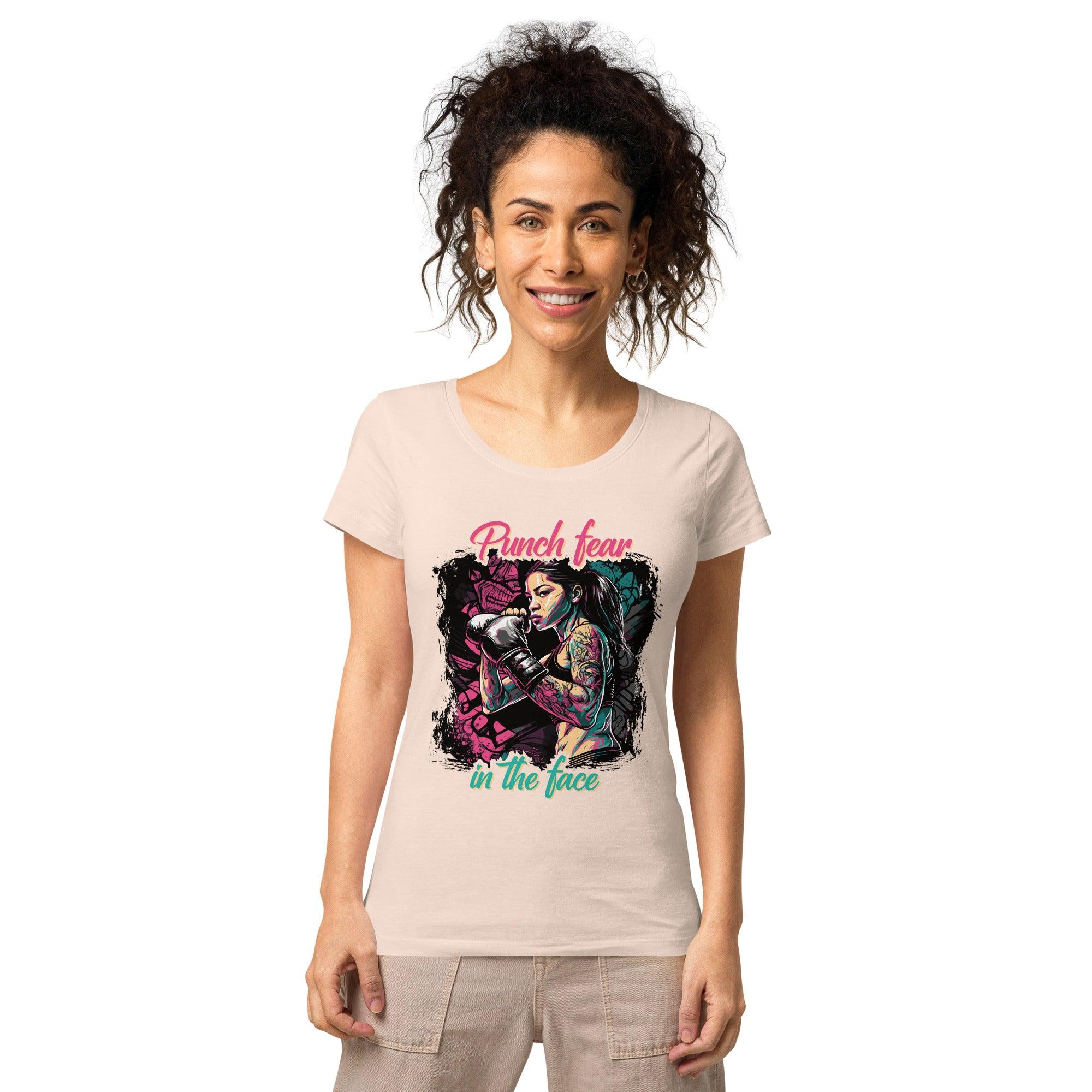 Punch Fear In The Face Women’s Basic Organic T-shirt - Beyond T-shirts