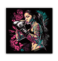 Punch Fear In The Face Wrapped Canvas - Beyond T-shirts