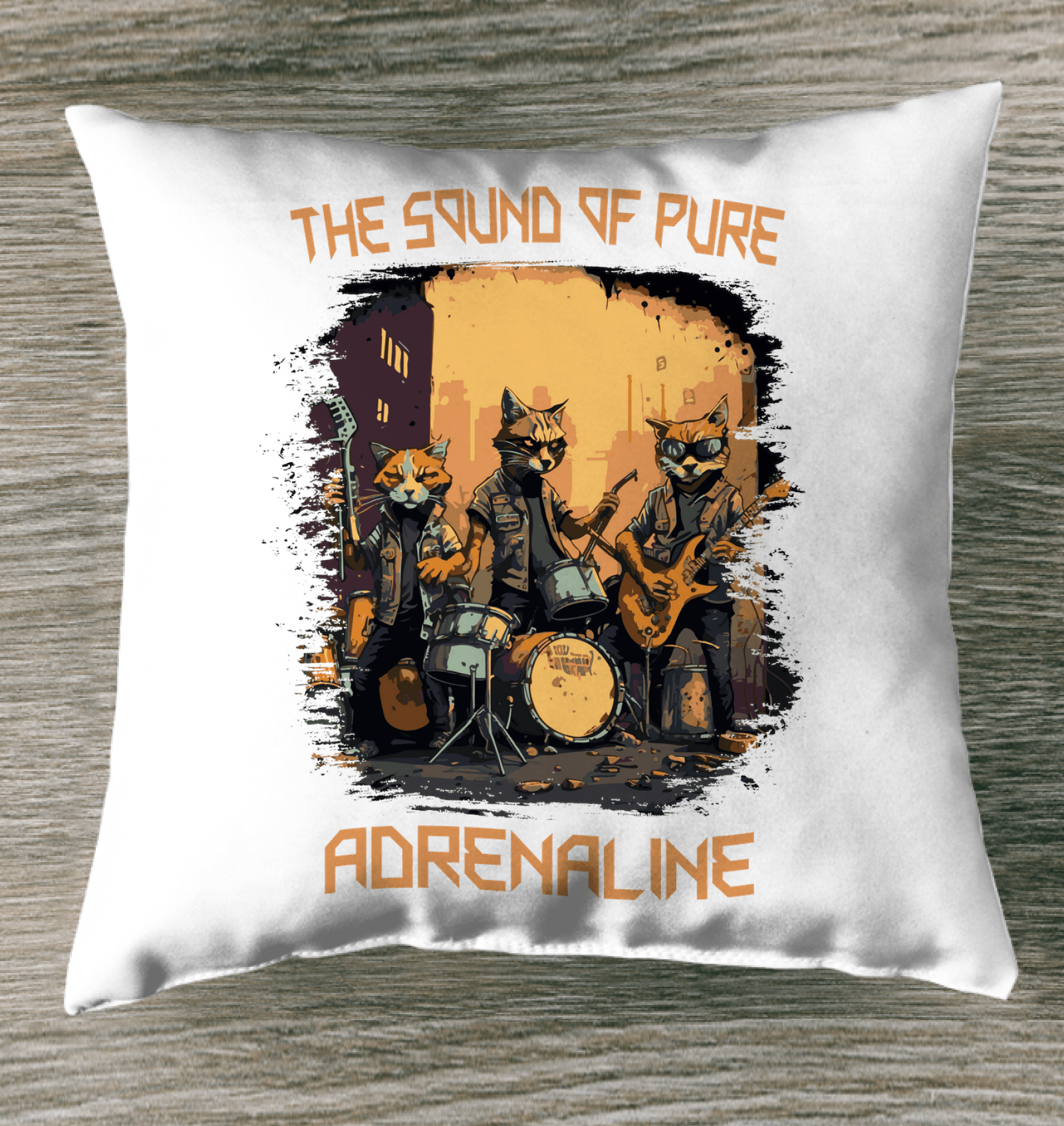 Pure Adrenaline Outdoor Pillow - Beyond T-shirts