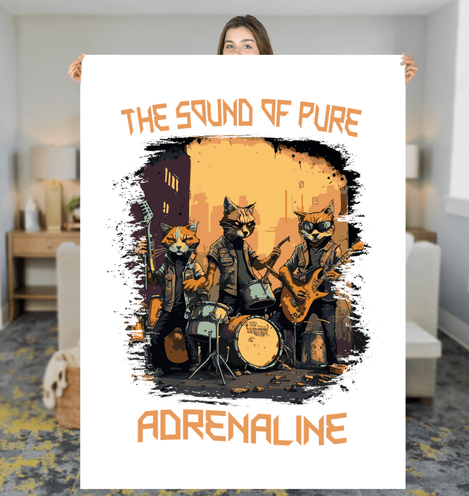 Pure Adrenaline Sherpa Blanket - Beyond T-shirts