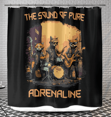 Pure Adrenaline Shower Curtain - Beyond T-shirts