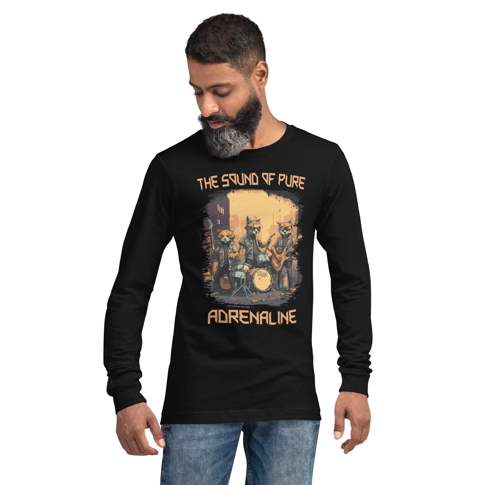 Pure Adrenaline Unisex Long Sleeve Tee - Beyond T-shirts