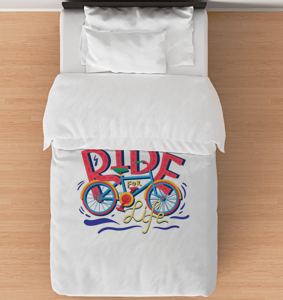 Ride For Life Comforter Twin - Beyond T-shirts