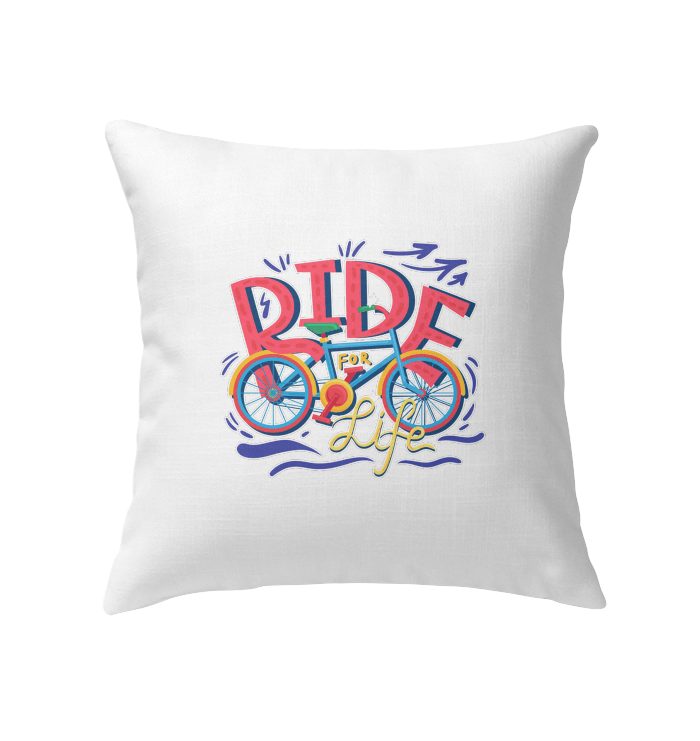 Ride For Life Indoor Pillow - Beyond T-shirts