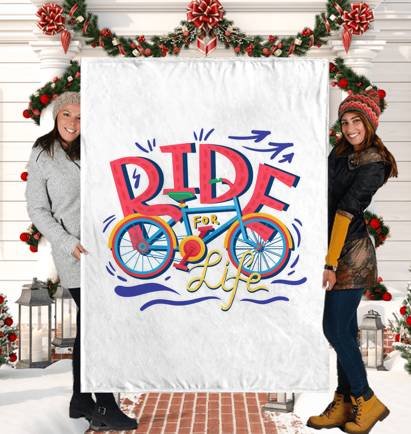 Ride For Life Sherpa Blanket - Beyond T-shirts