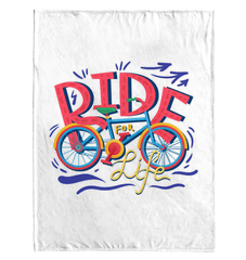 Ride For Life Sherpa Blanket - Beyond T-shirts