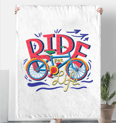 Ride For Life Sherpa Blanket - Beyond T-shirts