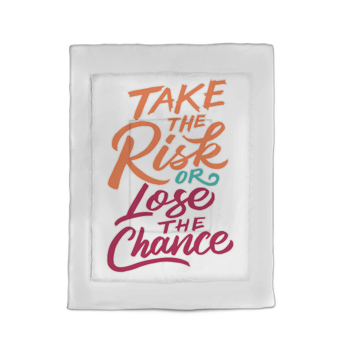 Risk Or Chance Comforter Twin - Beyond T-shirts