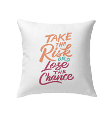 Risk Or Chance Indoor Pillow - Beyond T-shirts