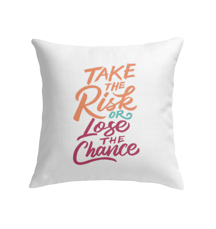 Risk Or Chance Indoor Pillow - Beyond T-shirts