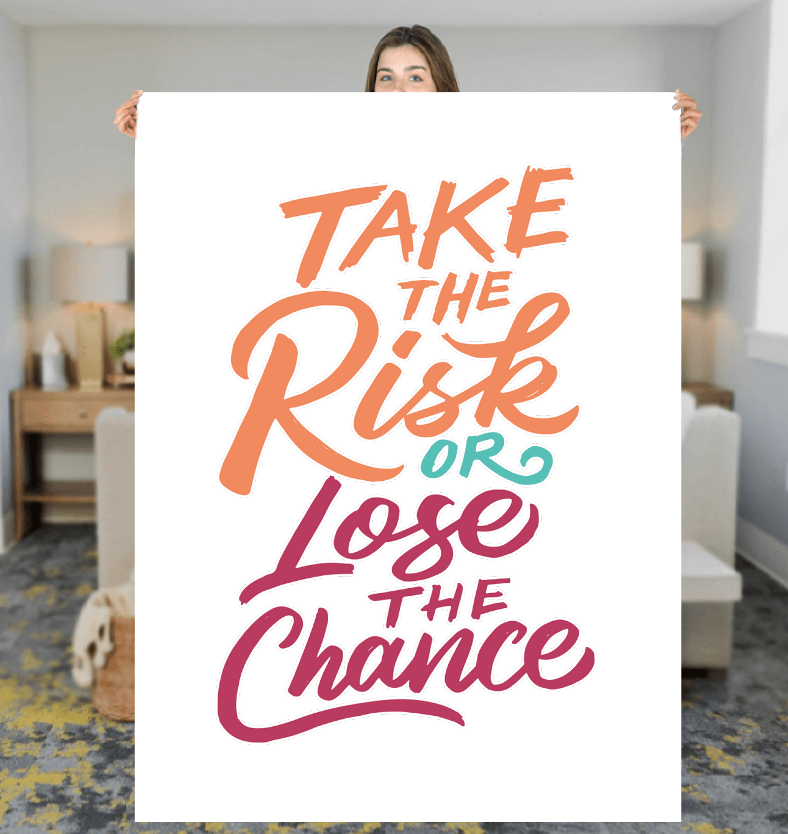 Risk Or Chance Sherpa Blanket - Beyond T-shirts