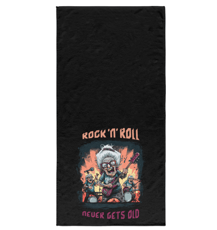 Rock n Roll Bath Towel - Beyond T-shirts