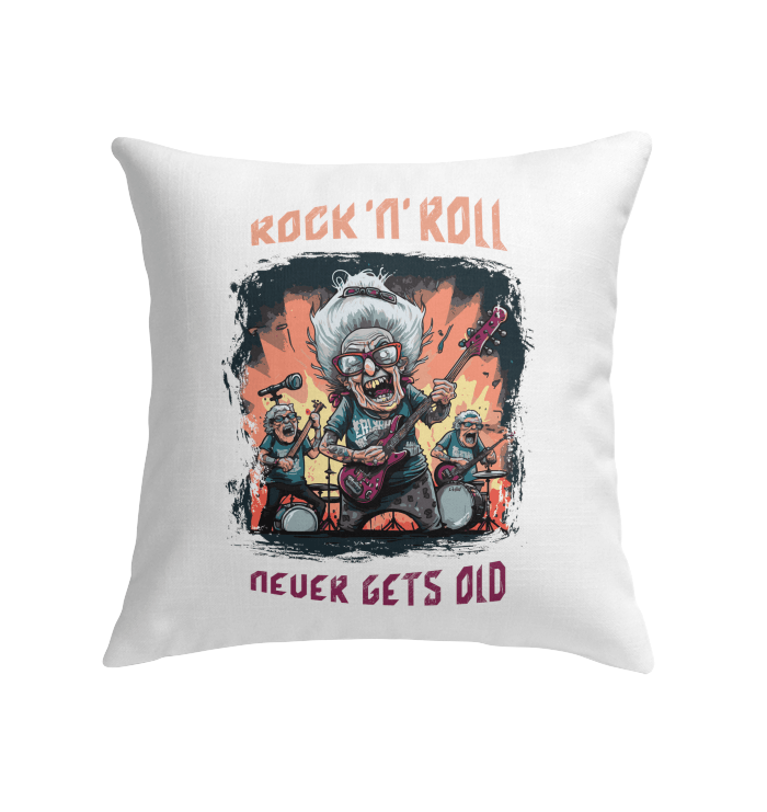 Rock n Roll Indoor Pillow - Beyond T-shirts