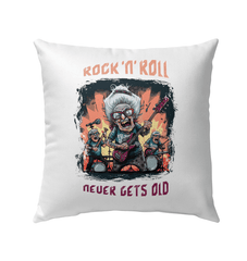 Rock n Roll Outdoor Pillow - Beyond T-shirts