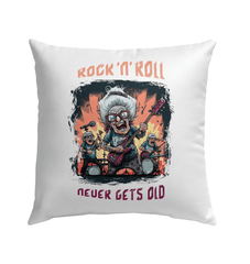 Rock n Roll Outdoor Pillow - Beyond T-shirts