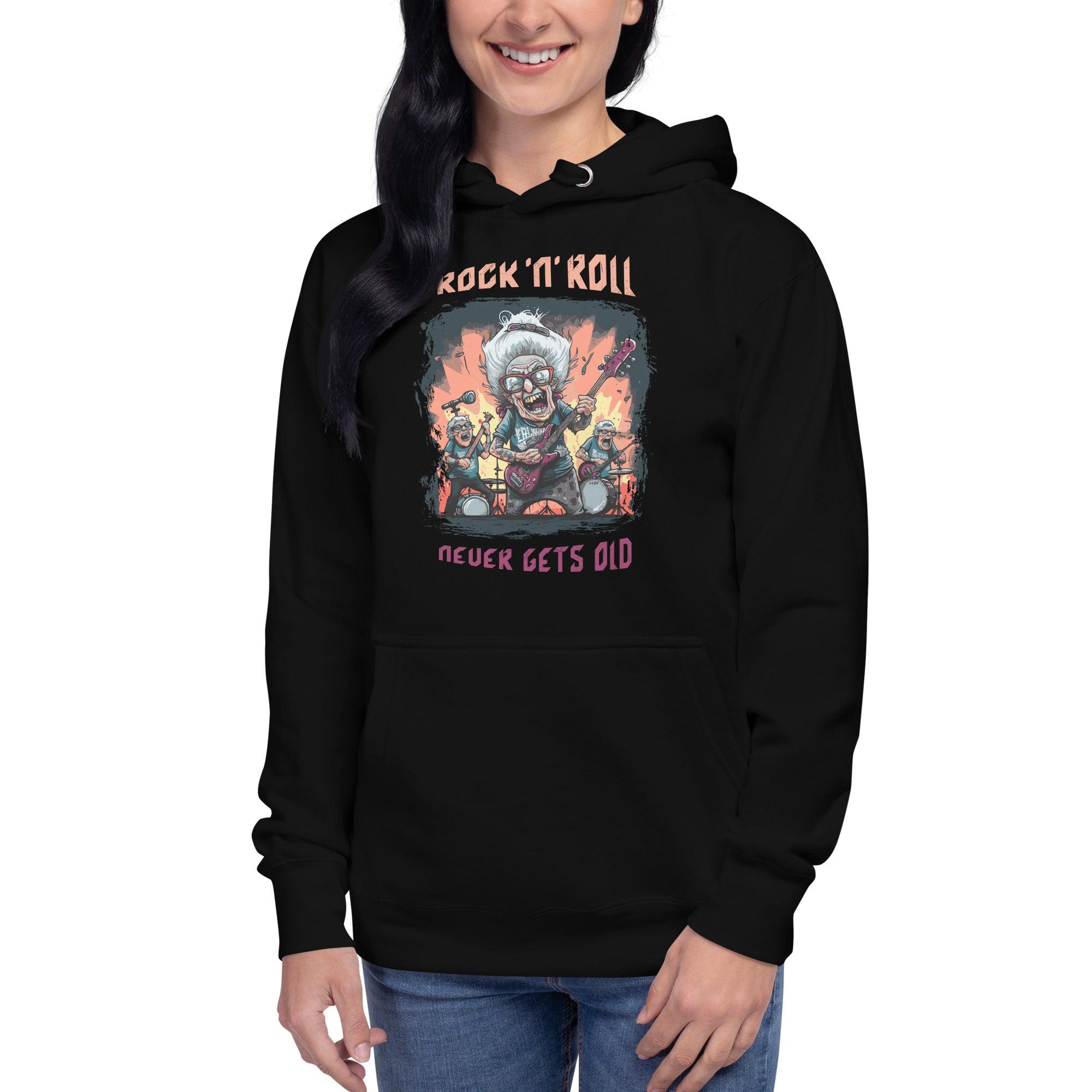 Rock N Roll Unisex Hoodie - Beyond T-shirts