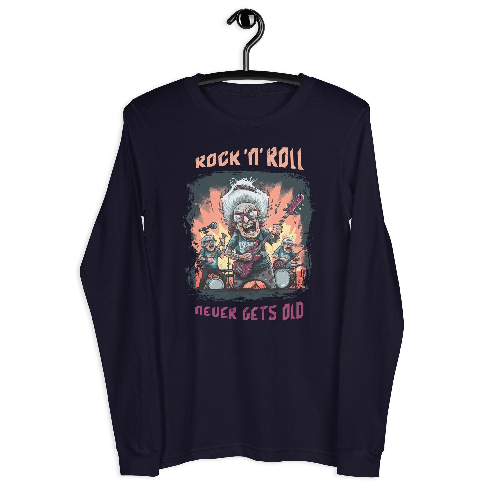 Rock N roll Unisex Long Sleeve Tee - Beyond T-shirts